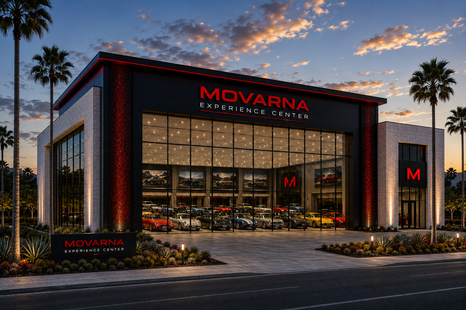 Movarna Experience Center building exterior